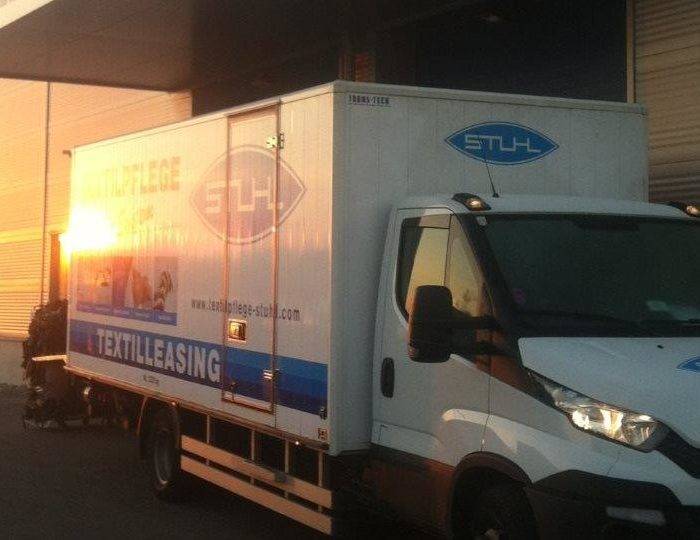 Wäscherei-Vertrieb-LKW